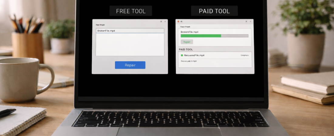 Free MP4 Repair Tools vs Paid Software